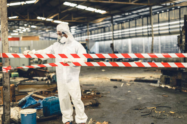 Professional Biohazard technician working in Albany, WI